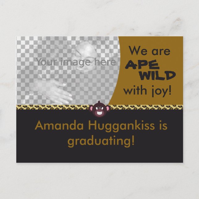 Ape Wild Announcement Postcard (Front)