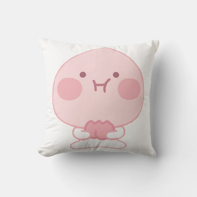 Apeach kakao friends throw pillow (Front)