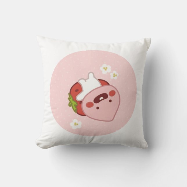 Apeach Kakao Friends Throw Pillow (Front)