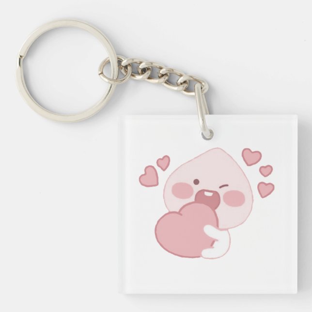Apeach kakao friendss keychain (Front)
