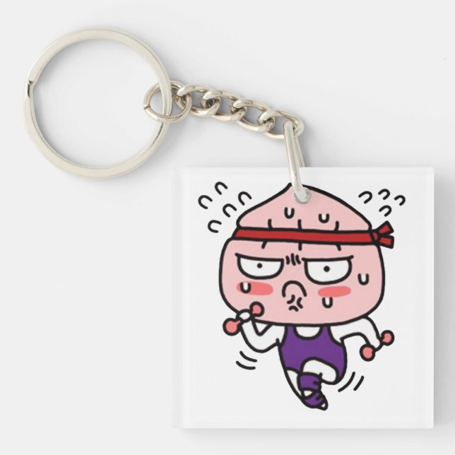 Apeach summer body keychain (Front)