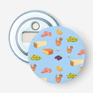 Aperol and Cheese Pattern Bottle Opener