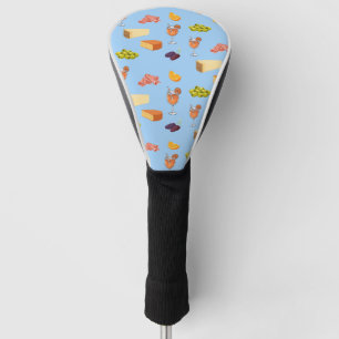 Aperol and Cheese Pattern Golf Head Cover