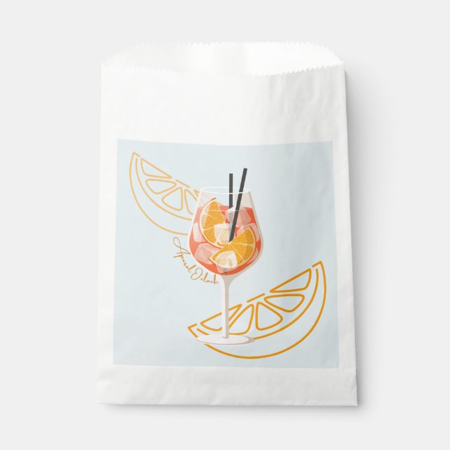 Aperol O'Clock Favour Bag (Front)