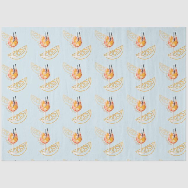 Aperol O'Clock Tissue Paper (Front)