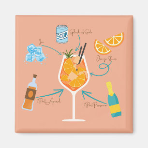 Aperol Recipe Cruise Door Magnet