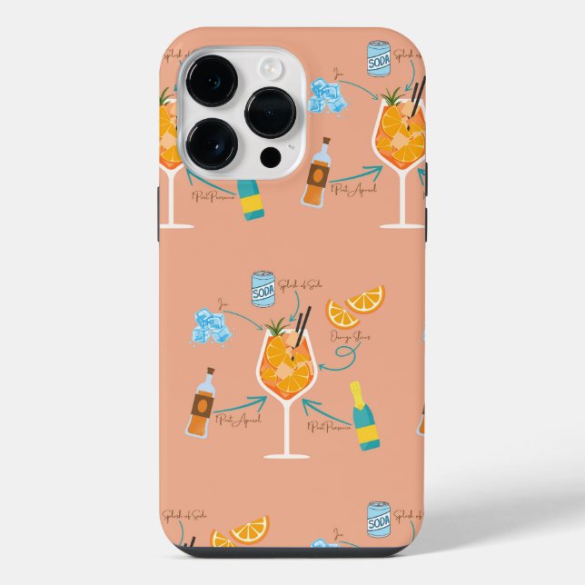  Aperol Recipe iPhone Case (Back)