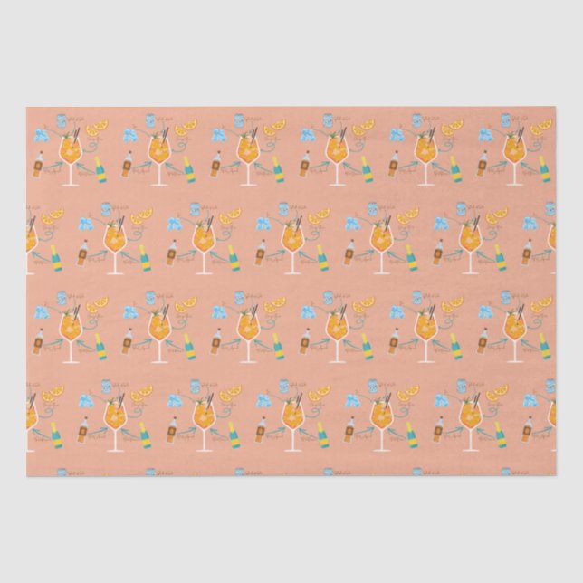Aperol Recipe Tissue Paper (Front)