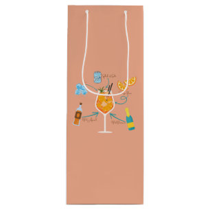 Aperol Recipe Wine Gift Bag