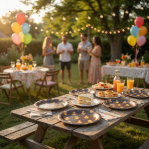 Aperol Spritz Bachelorette Party & Bridal Shower Paper Plate
