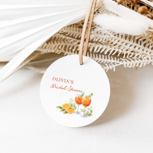Aperol Spritz Bridal Shower  Favour Tags