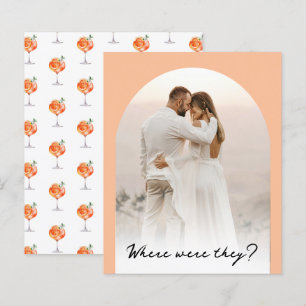 Aperol Spritz Bridal Where were They Photo Game