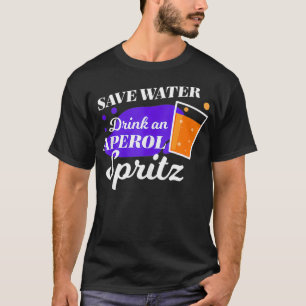 Aperol Spritz Cocktail Party Alcohol Drink Summer  T-Shirt