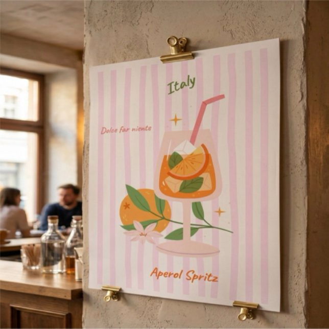 Aperol Spritz Cocktail Poster (Creator Uploaded)