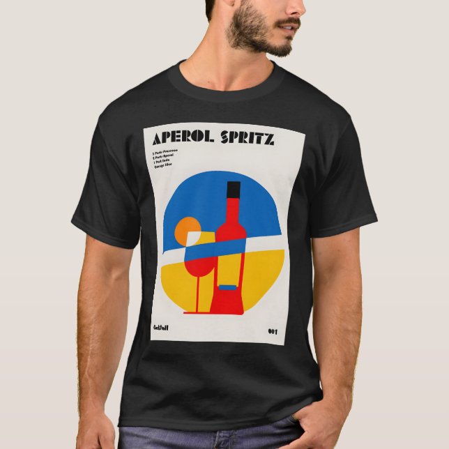 Aperol Spritz Cocktail  T-Shirt (Front)