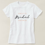 Aperol Spritz Floral Bridal Shower T-Shirt<br><div class="desc">Aperol Spritz Floral Bridal Shower T-Shirt</div>