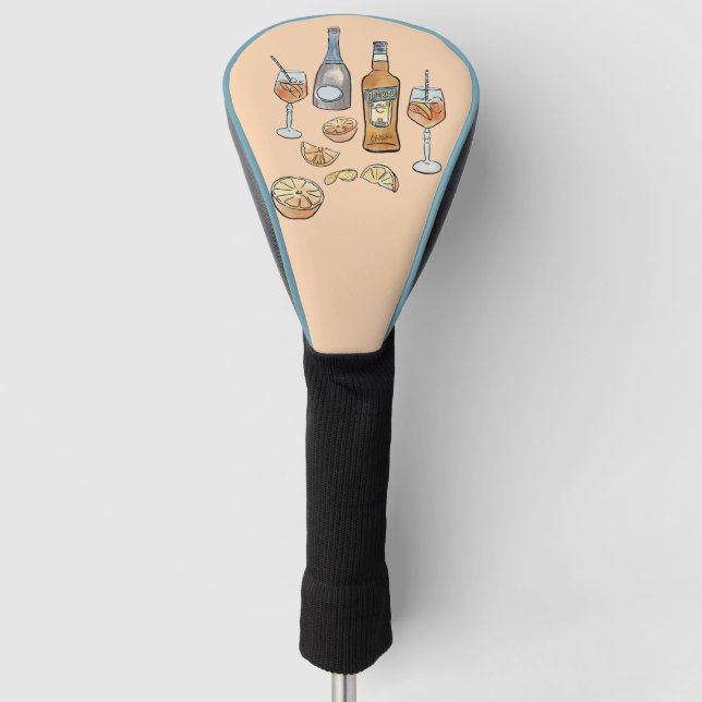 Aperol Spritz  Golf Head Cover (Front)