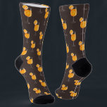 Aperol Spritz Pattern Socks – Fun Cocktail Drink<br><div class="desc">Add a splash of style to your outfit with these bold and playful Aperol Spritz socks! Featuring a repeating pattern of the iconic orange cocktail with fresh citrus slices on a dark background, these socks are perfect for brunch lovers, cocktail enthusiasts, or anyone who enjoys a good happy hour vibe....</div>