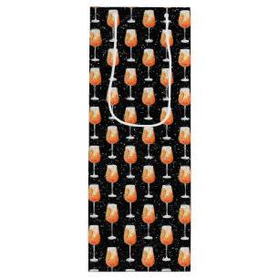 Aperol Spritz Pattern Wine Gift Bag