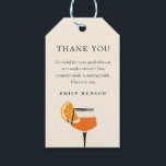 Aperol Spritz Tropical Bridal Shower Gift Tags<br><div class="desc">Aperol Spritz Tropical Bridal Shower Gift Tags</div>
