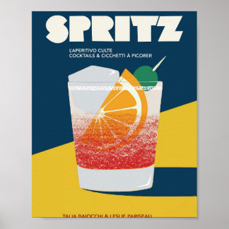 Aperol spritz vintage poster