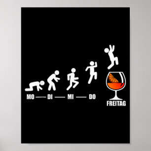 Aperol Spritz Week Finally Friday Weekend Aperol  Poster