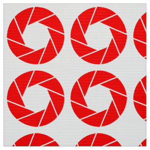 Aperture Pattern - Red Fabric