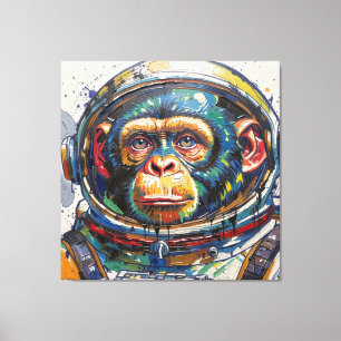 APES IN SPACE-3 CANVAS PRINT