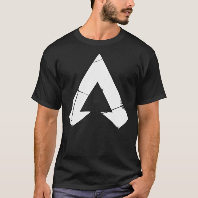 Apex Legends Logo  Apex Legends White Symbol Essen T-Shirt (Front)