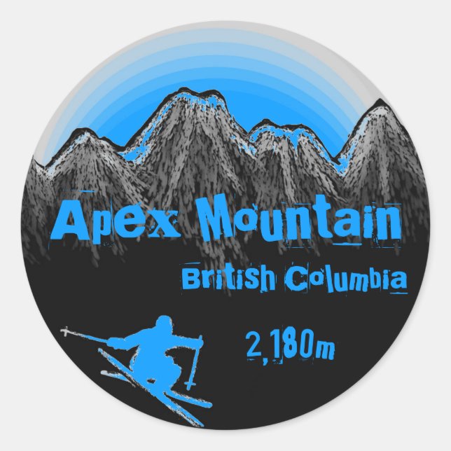 Apex Mountain (Colombie-Britannique) stickers de s (Devant)