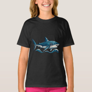 Apex Predator Great White Shark Heavyweight Pullov T-Shirt