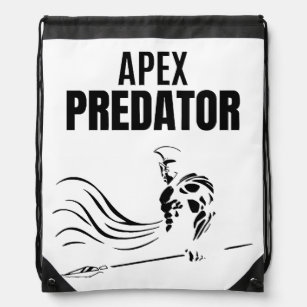 Apex Predator - warrior  Drawstring Bag