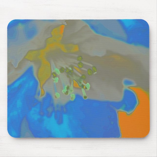 Apfelblüte/Apple blossom b/o/g light Mouse Pad (Front)