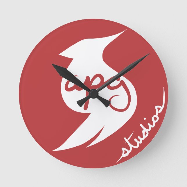 APG Studios Logo Clock (Front)