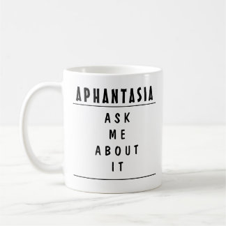 Aphantasia Information Conversation Starter Mug Bk