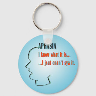 Aphasia Keychain