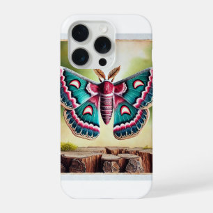 Aphelia Moth 050824IREF249 - Watercolor iPhone 15 Pro Case