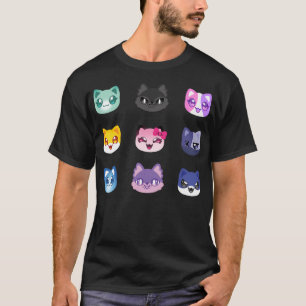 Aphmau And Friends Meemeow Cat Pattern Version 1 T-Shirt