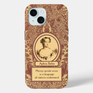 Aphra Behn's Money iPhone 15 Case