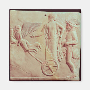 Aphrodite and Hermes riding on a chariot Magnet