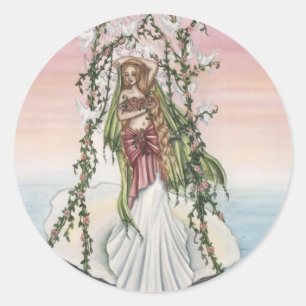 Aphrodite Classic Round Sticker