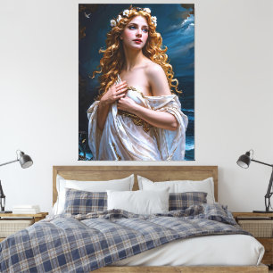 "Aphrodite: Goddess of Love and Light" Canvas Print
