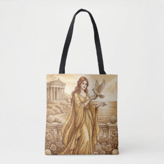 Aphrodite Vintage Mythology Tote Bag