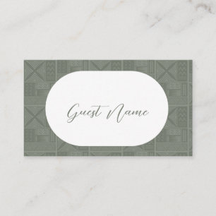 Apia Wedding Placecard