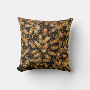 Apiary - Bee - A hail the queen Throw Pillow