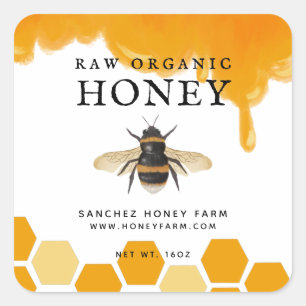 Apiary Honey Farm Jar Labels