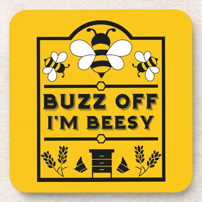 Apiary Honey Farmer Coaster (Front)