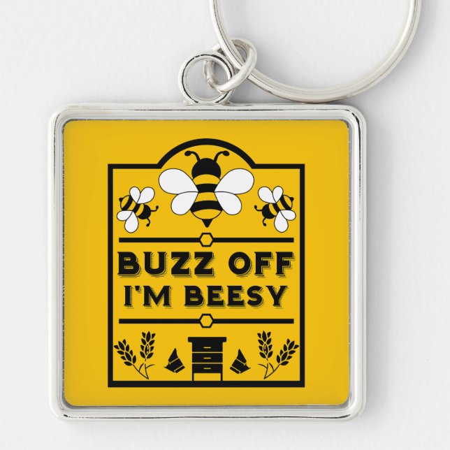Apiary Honey Farmer Keychain (Front)
