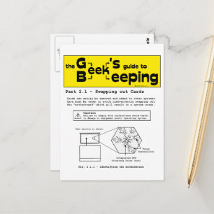 Apiculture geek (Cartes d'échange) - Carte postale