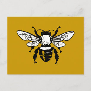 Apis Mellifera Honeybee Postcard